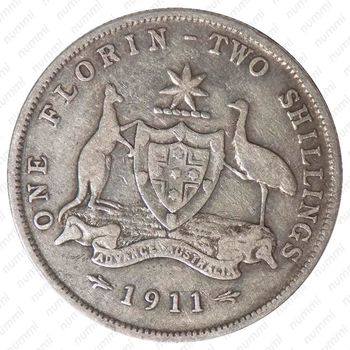 2 шиллинга 1911 [Австралия] - Реверс