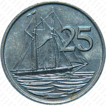 25 центов 1977 [Каймановы острова] - Реверс