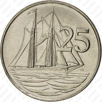 25 центов 1992 [Каймановы острова] - Реверс