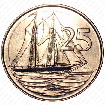 25 центов 1999 [Каймановы острова] - Реверс