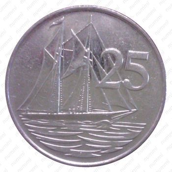 25 центов 2002 [Каймановы острова] - Реверс
