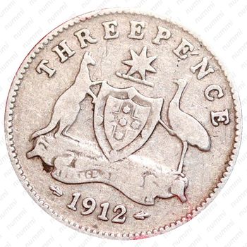 3 пенса 1912 [Австралия] - Реверс