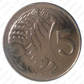 5 центов 2002 [Каймановы острова] - Реверс