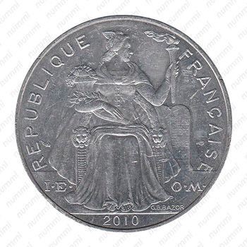 5 франков 2010 [Австралия] - Аверс