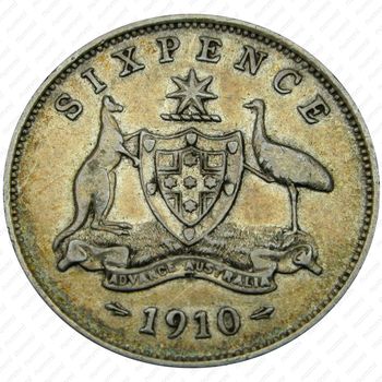 6 пенсов 1910 [Австралия] - Реверс