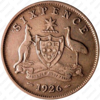 6 пенсов 1926 [Австралия] - Реверс