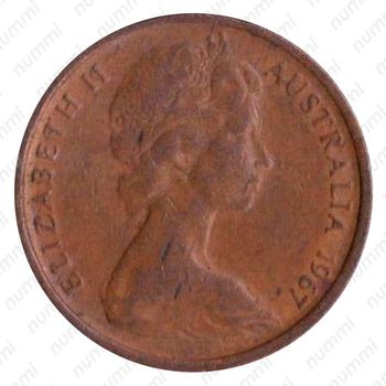 1 цент 1967 [Австралия] - Аверс