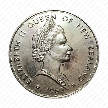 1 доллар 1980, Птицы Новой Зеландии - Веерохвостка [Австралия] - Аверс