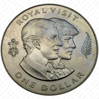 1 доллар 1983, визит [Австралия] - Реверс