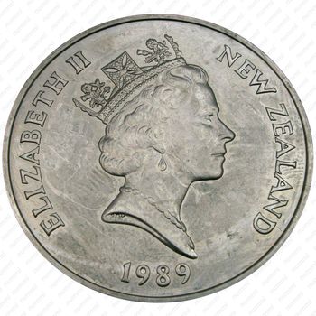 1 доллар 1989, пловец [Австралия] - Аверс