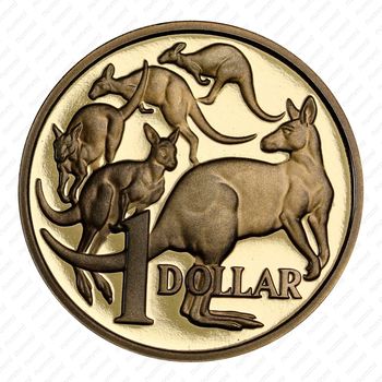 1 доллар 1991 [Австралия] Proof - Реверс