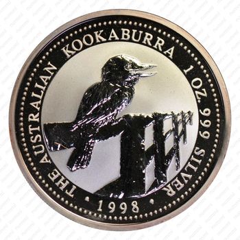 1 доллар 1998, Австралийская Кукабура [Австралия] Proof - Реверс