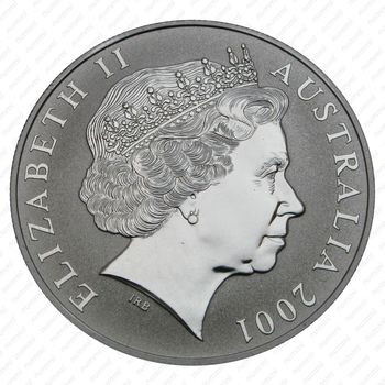 1 доллар 2001, Кенгуру [Австралия] - Аверс