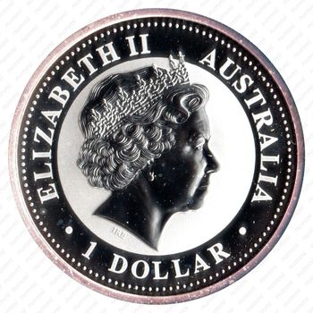 1 доллар 2002, Австралийская Кукабура [Австралия] - Аверс