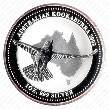 1 доллар 2002, Австралийская Кукабура [Австралия] - Реверс