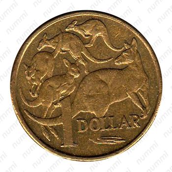 1 доллар 2008, кенгуру [Австралия] - Реверс