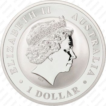 1 доллар 2012, кукабура [Австралия] - Аверс