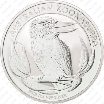 1 доллар 2012, кукабура [Австралия] - Реверс