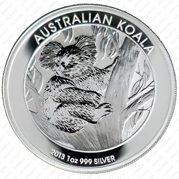 1 доллар 2013, коала [Австралия] - Реверс