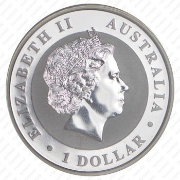 1 доллар 2017, кукабура [Австралия] - Аверс