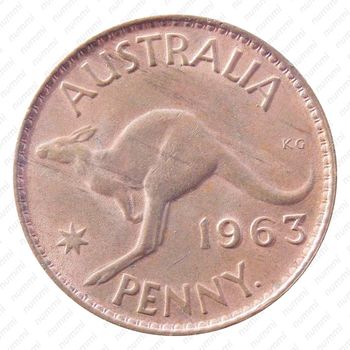 1 пенни 1963 [Австралия] - Реверс