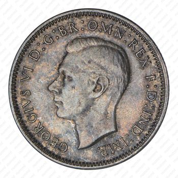 1 шиллинг 1943, S, знак монетного двора [Австралия] - Аверс