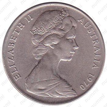 10 центов 1970 [Австралия] - Аверс