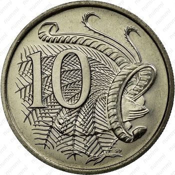 10 центов 1977 [Австралия] - Реверс