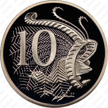 10 центов 1986 [Австралия] Proof - Реверс