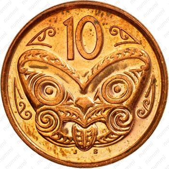 10 центов 2006, Сталь с медным покрытием (коричневый цвет) [Австралия] - Реверс