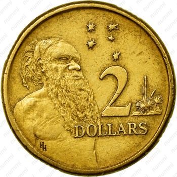 2 доллара 1988 [Австралия] - Реверс