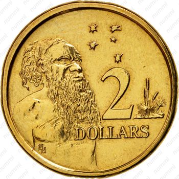 2 доллара 1989 [Австралия] - Реверс
