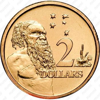 2 доллара 1996 [Австралия] - Реверс