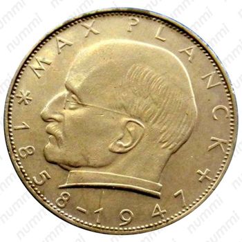 2 марки 1970, G, Планк [Германия] - Реверс