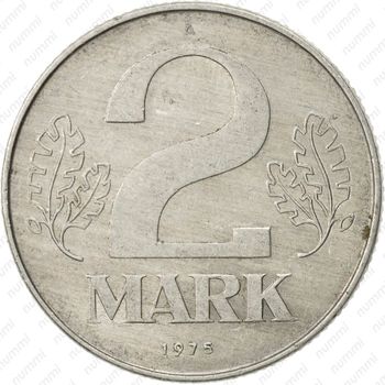 2 марки 1975 [Германия] - Реверс