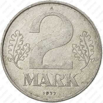 2 марки 1977 [Германия] - Реверс