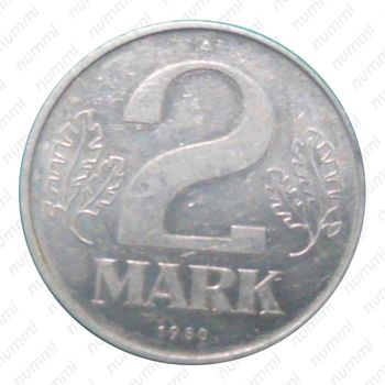 2 марки 1980 [Германия] - Реверс