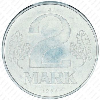 2 марки 1986 [Германия] - Реверс