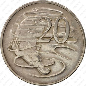 20 центов 1966 [Австралия] - Реверс