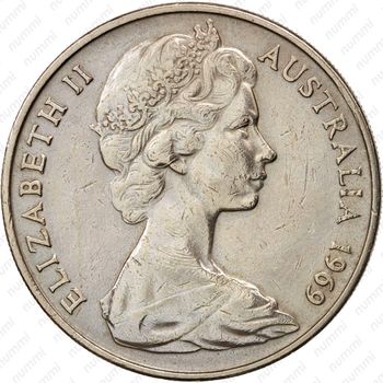 20 центов 1969 [Австралия] - Аверс