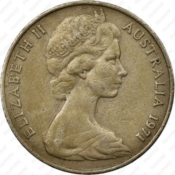 20 центов 1971 [Австралия] - Аверс