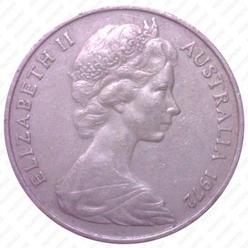 20 центов 1972 [Австралия] - Аверс