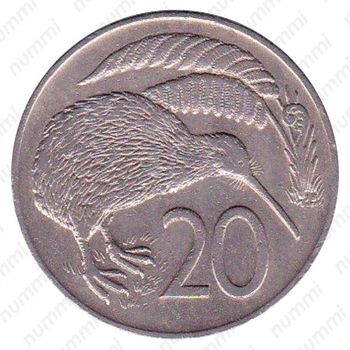 20 центов 1972 [Австралия] - Реверс