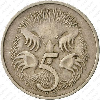 5 центов 1967 [Австралия] - Реверс