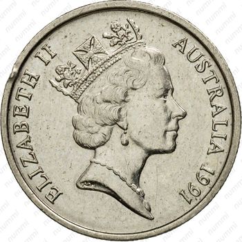 5 центов 1991 [Австралия] - Аверс