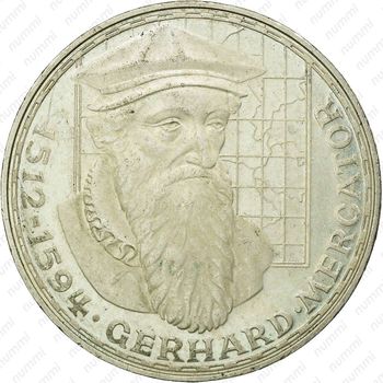 5 марок 1969, Меркатор [Германия] - Реверс