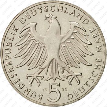 5 марок 1983, Лютер [Германия] - Аверс