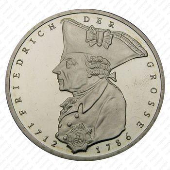 5 марок 1986, Фридрих Великий [Германия] - Реверс