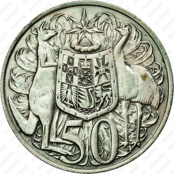 50 центов 1966 [Австралия] - Реверс