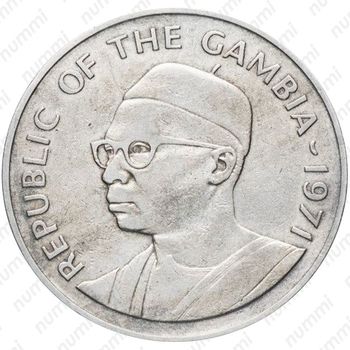 1 даласи 1971 [Гамбия] - Аверс